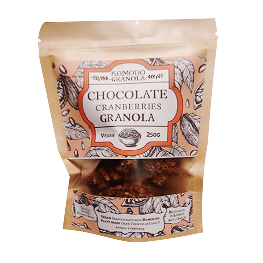 Komodo Chocolate and Cranberry Granola
