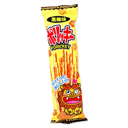 Brown sugar Japanese Pretzel snack. Policky.
